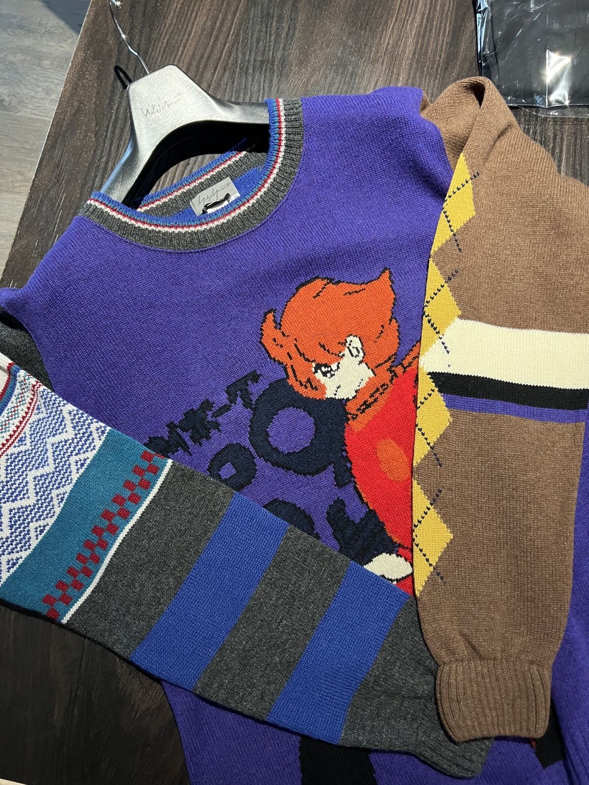 Yohji Yamamoto Yohji Yamamoto POUR HOMME AW07 ‘Cyborg009’ Graphic Knit Size US L / EU 52-54 / 3 - 3 Thumbnail