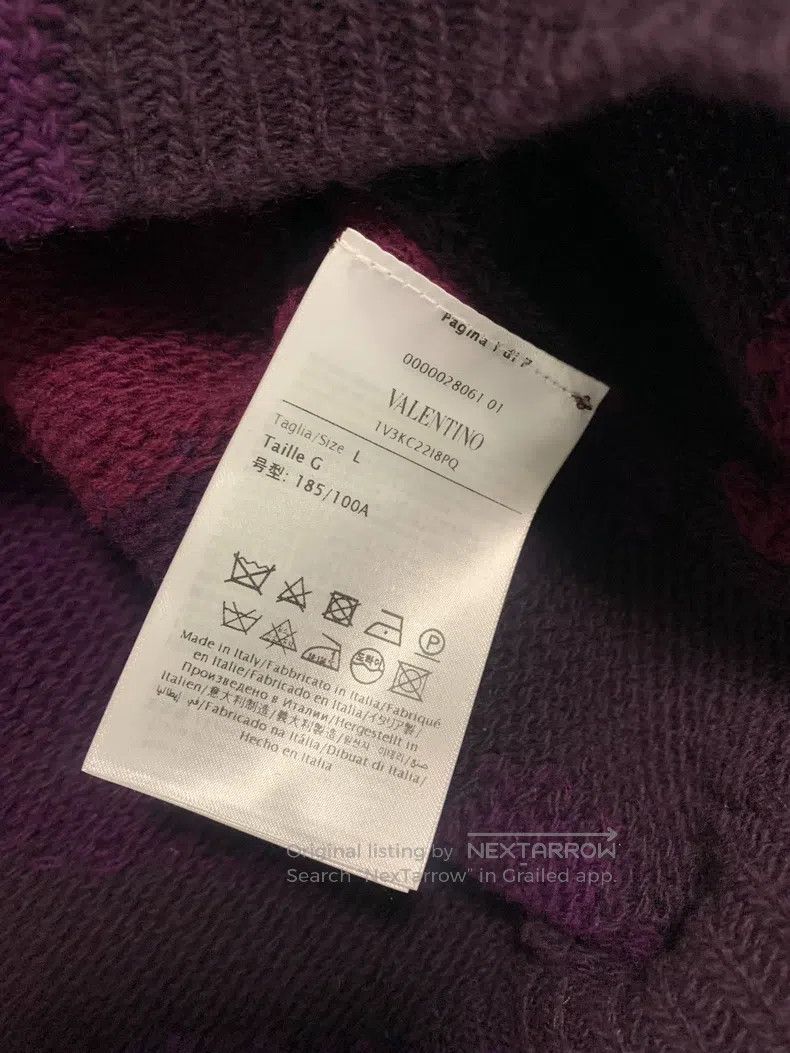 Valentino Valentino Camouflage Heavy Industry Series Men's Knit Size US L / EU 52-54 / 3 - 4 Thumbnail