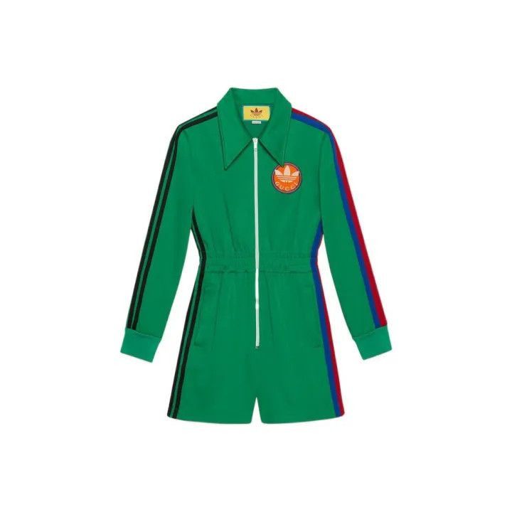 Gucci GUCCI X ADIDAS Color-Block Long Sleeve Jumpsuit-2507 Size M / US 6-8 / IT 42-44 - 4 Thumbnail
