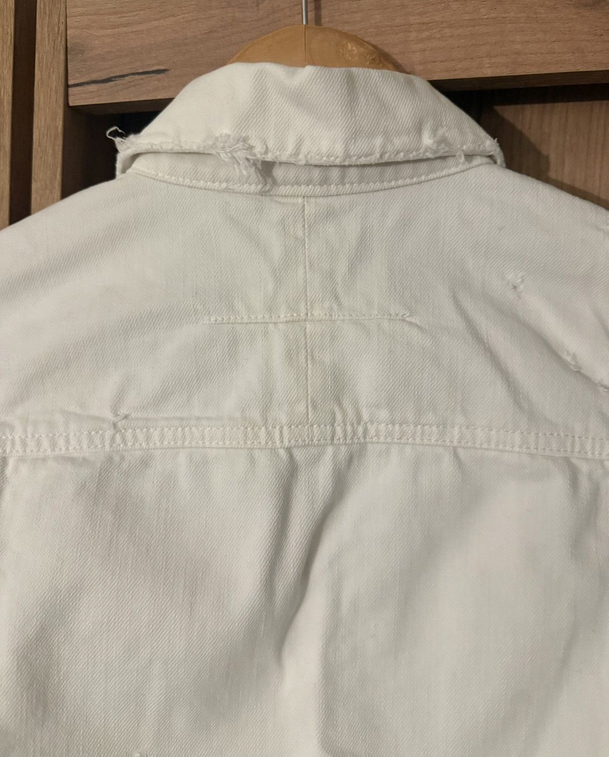Givenchy Givenchy white cropped destroy denim jacket - S/36(FR) Size XS / US 0-2 / IT 36-38 - 20 Thumbnail