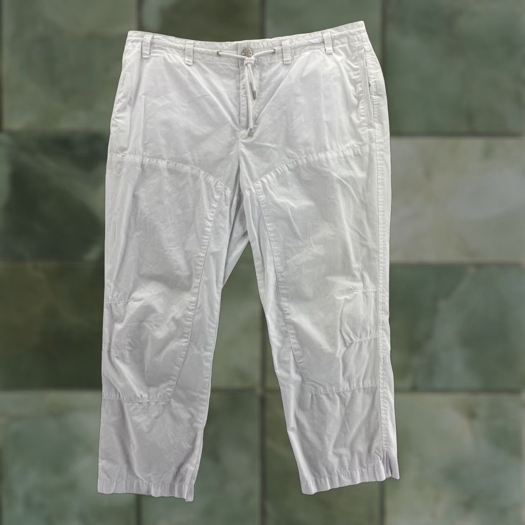 Ralph Lauren Ralph Lauren Pants Womens 10 White Cotton Chino Straight 10 Regular Logo Casual Workwear - Mens/Womens Size 32" / US 10 / IT 46 - 1 Thumbnail