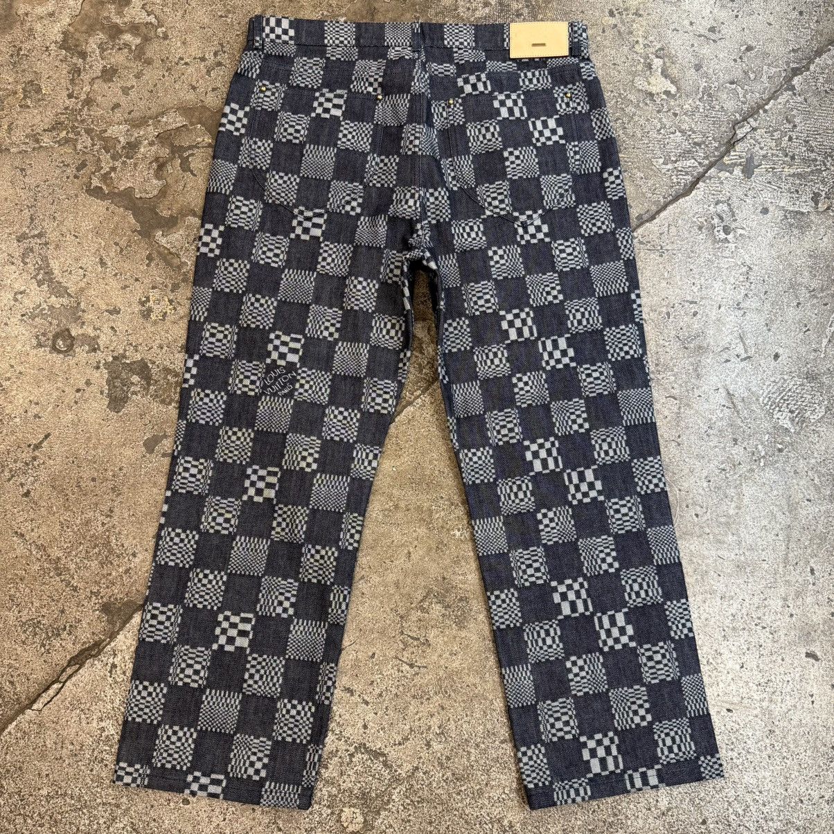 Louis Vuitton Louis Vuitton Distorted Damier Denim Jacket And Pants Set Size US L / EU 52-54 / 3 - 12 Thumbnail