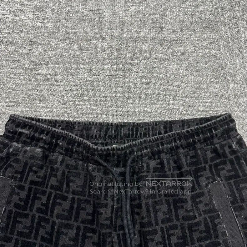Fendi Fendi Double F Monogram Flocked Short Pants Size US 36 / EU 52 - 3 Thumbnail