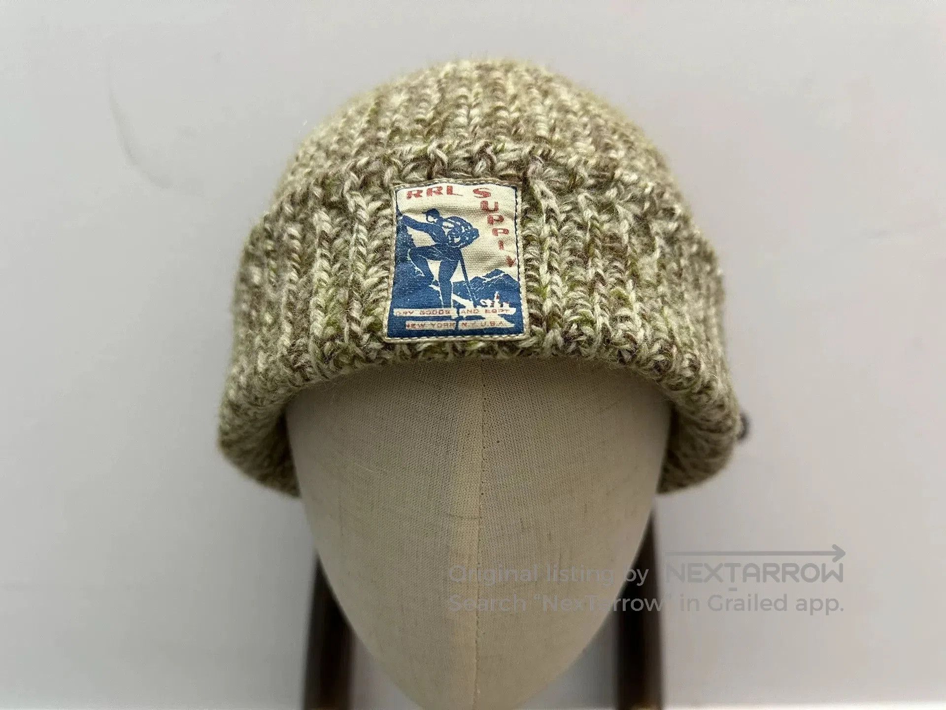 RRL Ralph Lauren RRL Double RL Wool Knit Beanie. Size ONE SIZE - 1 Thumbnail