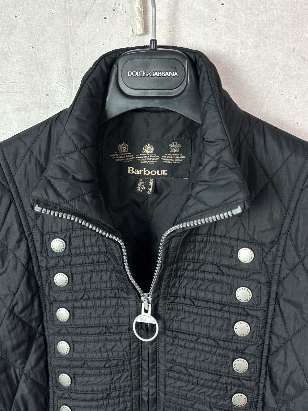 Barbour Barbour Flyweight Brigade Quilted Black Women’s Jacket Size M / US 6-8 / IT 42-44 - 7 Thumbnail