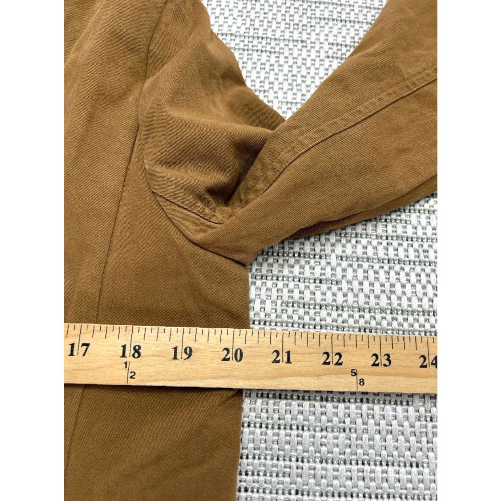 Solid & Striped Solid & Striped Coat Womens XS Brown Canvas Blazer Regular Sleeve Button UK/US? Size XS / US 0-2 / IT 36-38 - 7 Thumbnail