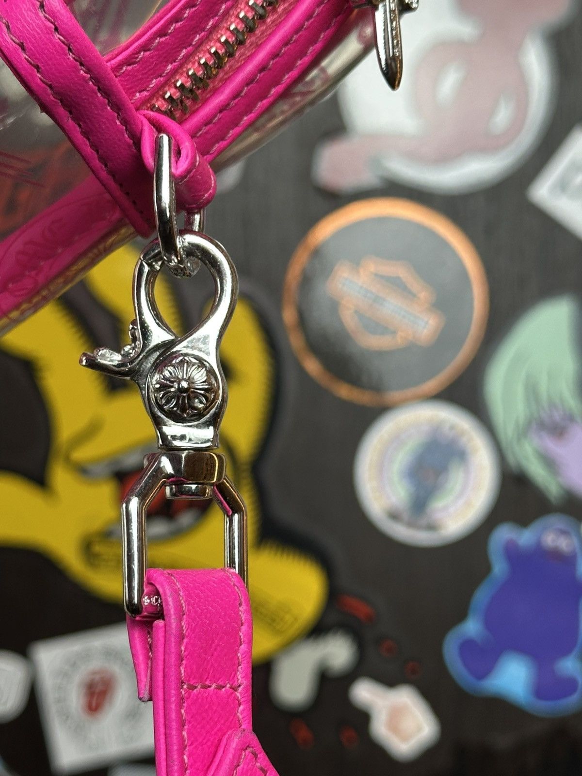 Chrome Hearts × Matty Boy Chrome Hearts Mini Taka Pink Vinyl Shoulder Bag Size ONE SIZE - 11 Thumbnail
