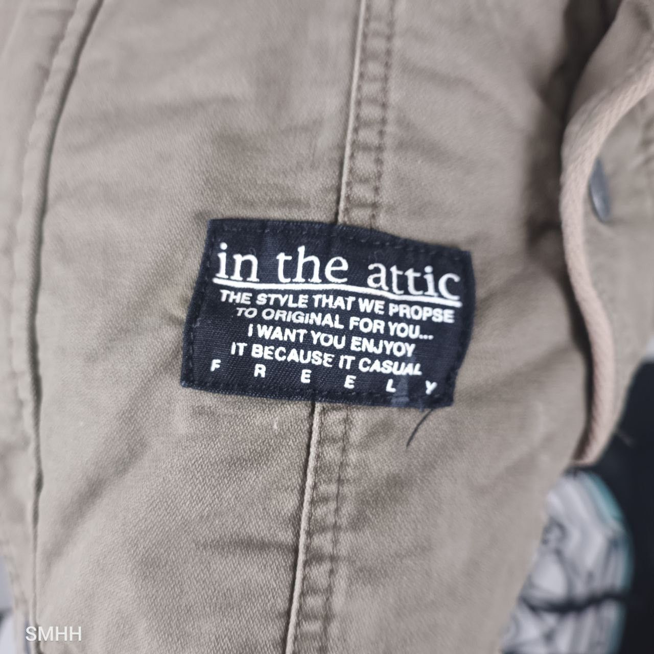 In The Attic 🔥IN THE ATTIC JAPANESE MILITARY PUNK JACKET-HIDDEN HOODIE(L) Size US L / EU 52-54 / 3 - 11 Thumbnail