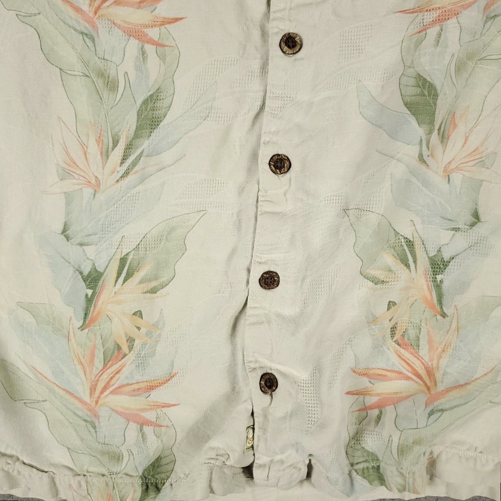 Tommy Bahama VINTAGE Tommy Bahama Shirt Mens Small Blue Floral Hawaiian Short Sleeve Button Up Men's Size US S / EU 44-46 / 1 - 3 Thumbnail