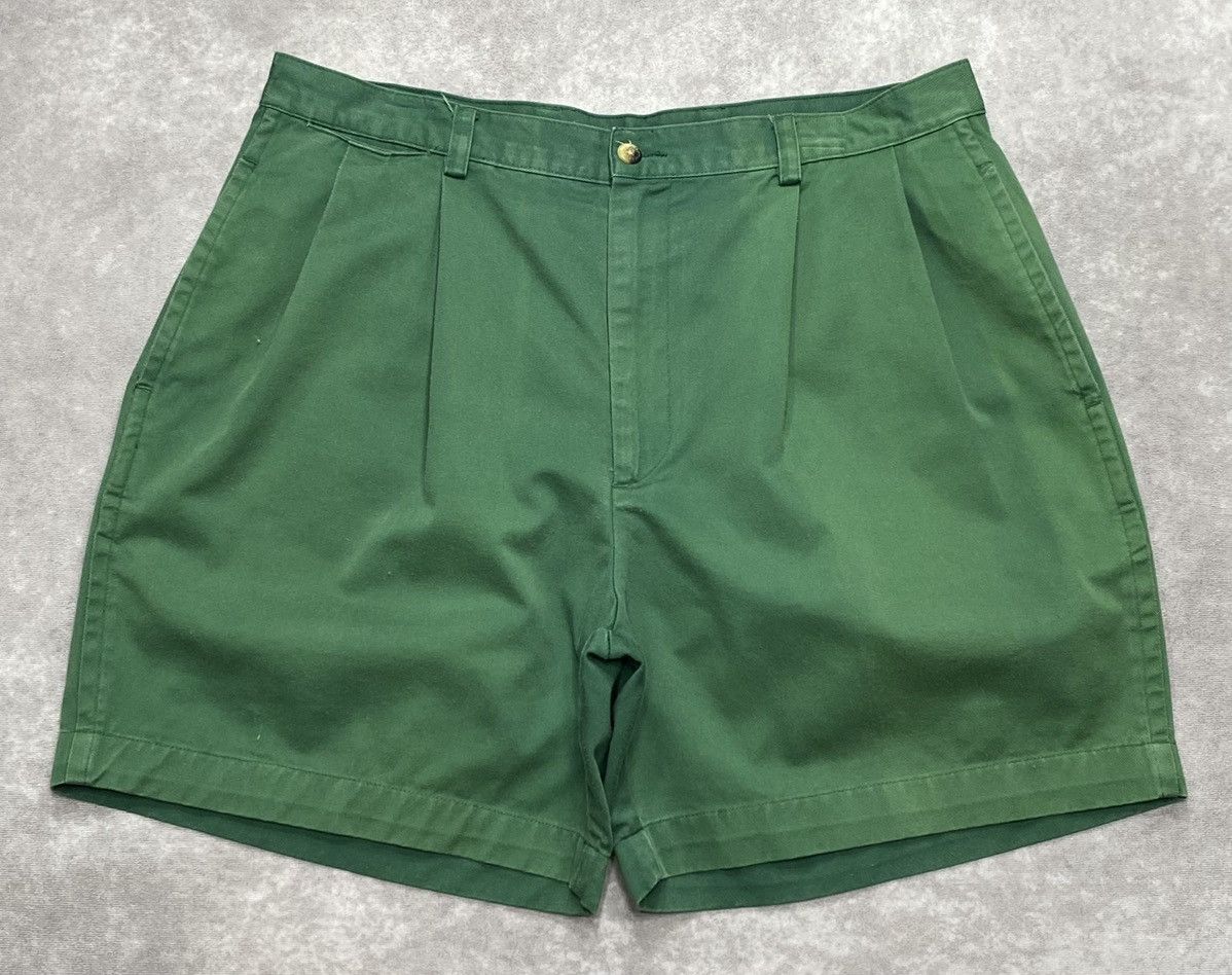 Nautica 90’s Vintage Nautica Green Basic Shorts Size US 36 / EU 52 - 1 Thumbnail