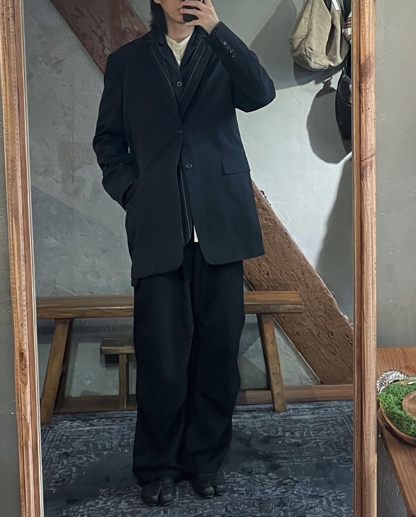 Juun.J Juun.J Layered Long-line Tailored Jacket Size 48L - 3 Thumbnail