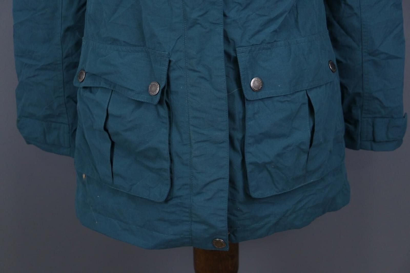 Designer Kari Traa Blue Cargo Multipockets Hooded Parka Jacket Size S Size S / US 4 / IT 40 - 4 Thumbnail