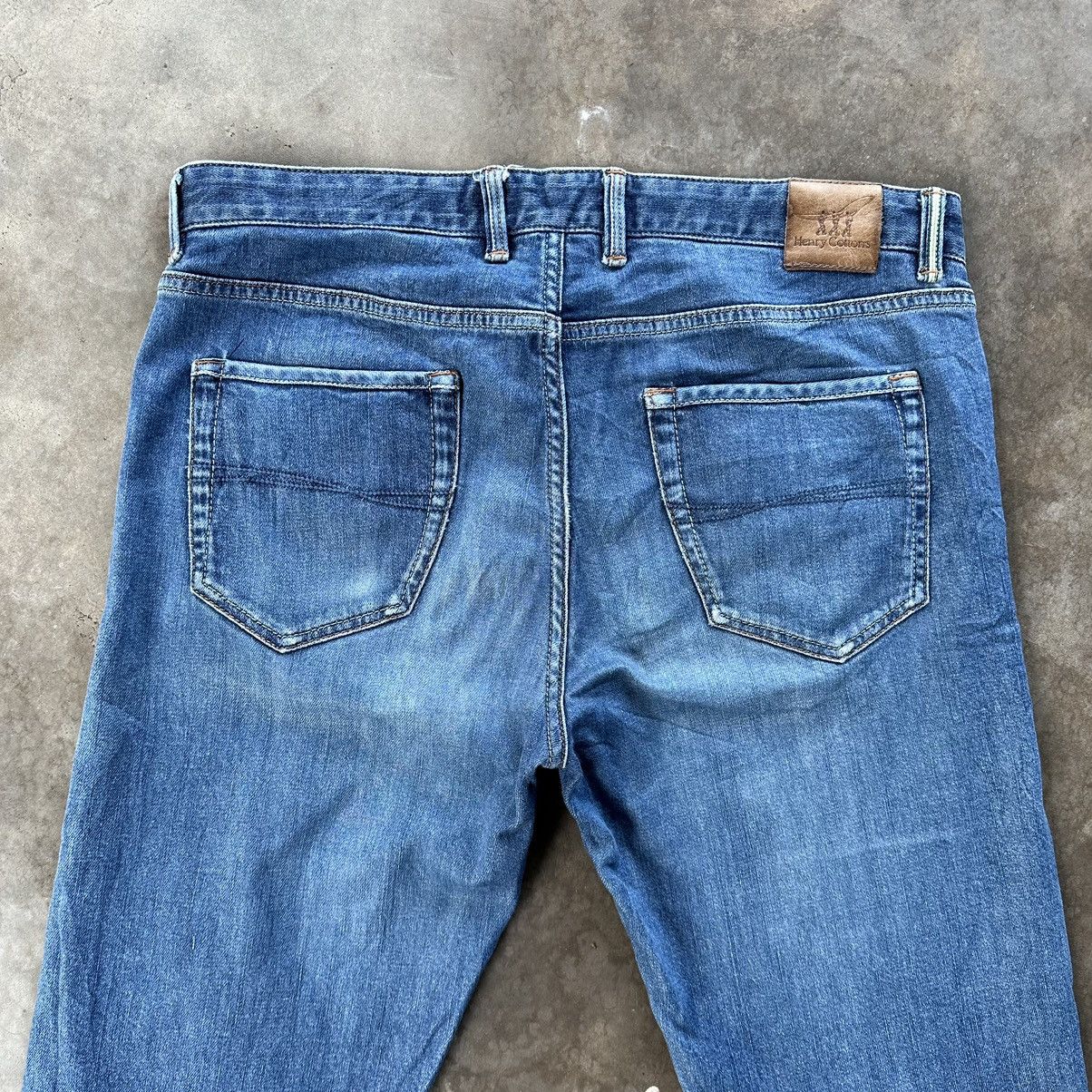 Japanese Brand Vintage Henry Cottons Distressed Faded Denim Jean Pant W34 Size US 34 / EU 50 - 11 Thumbnail