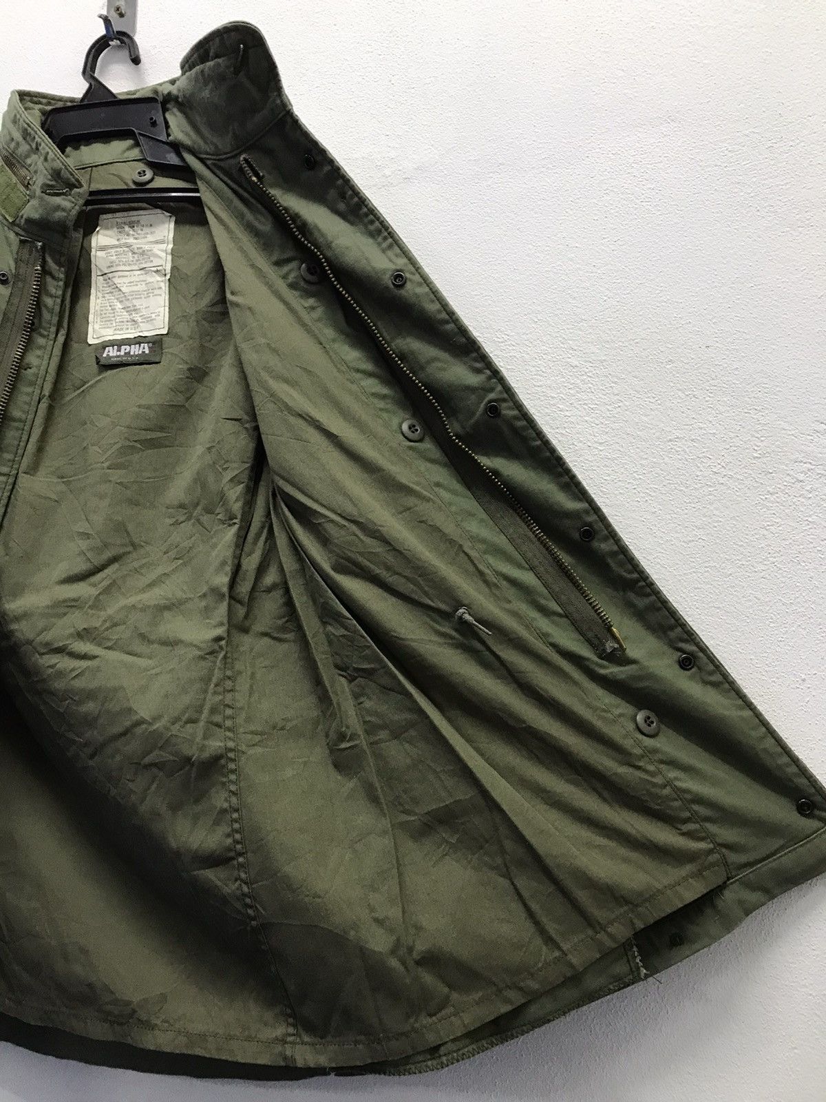 Alpha Industries × Vintage Vintage Alpha Industries Made In Usa Jacket Size US S / EU 44-46 / 1 - 11 Thumbnail