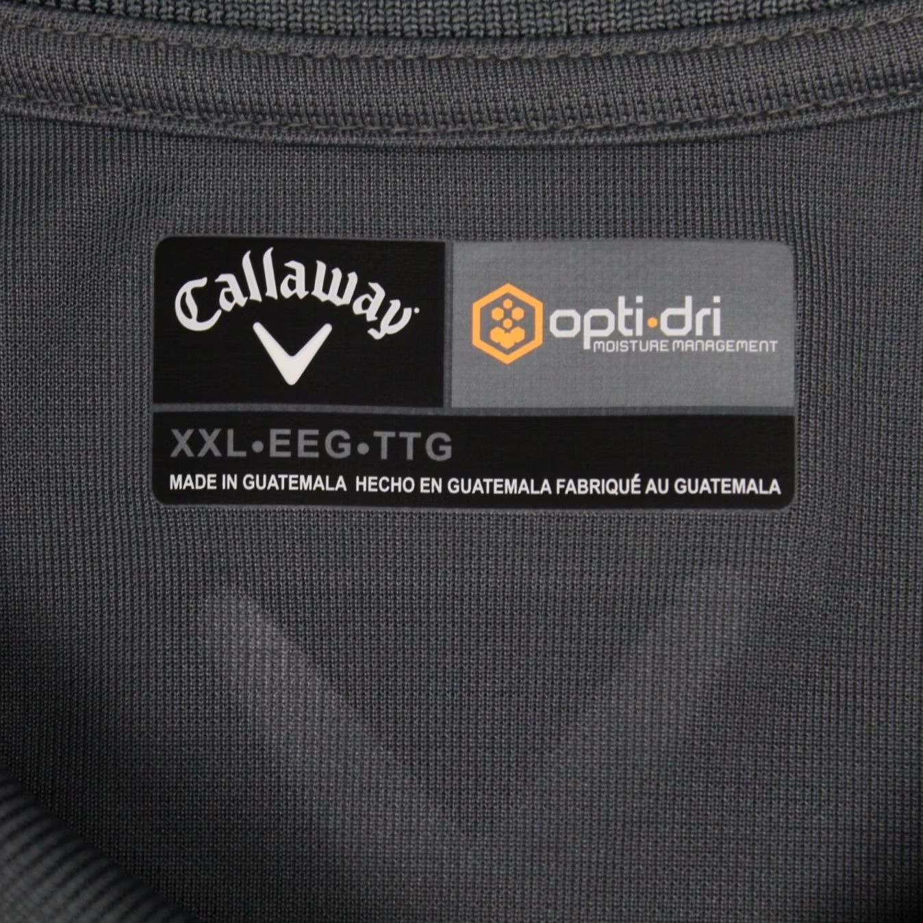 Callaway Callaway Opti-Dri Polo Shirt Mens 2XL Gray Polyester S/S Golf Pullover Size US XXL / EU 58 / 5 - 7 Thumbnail