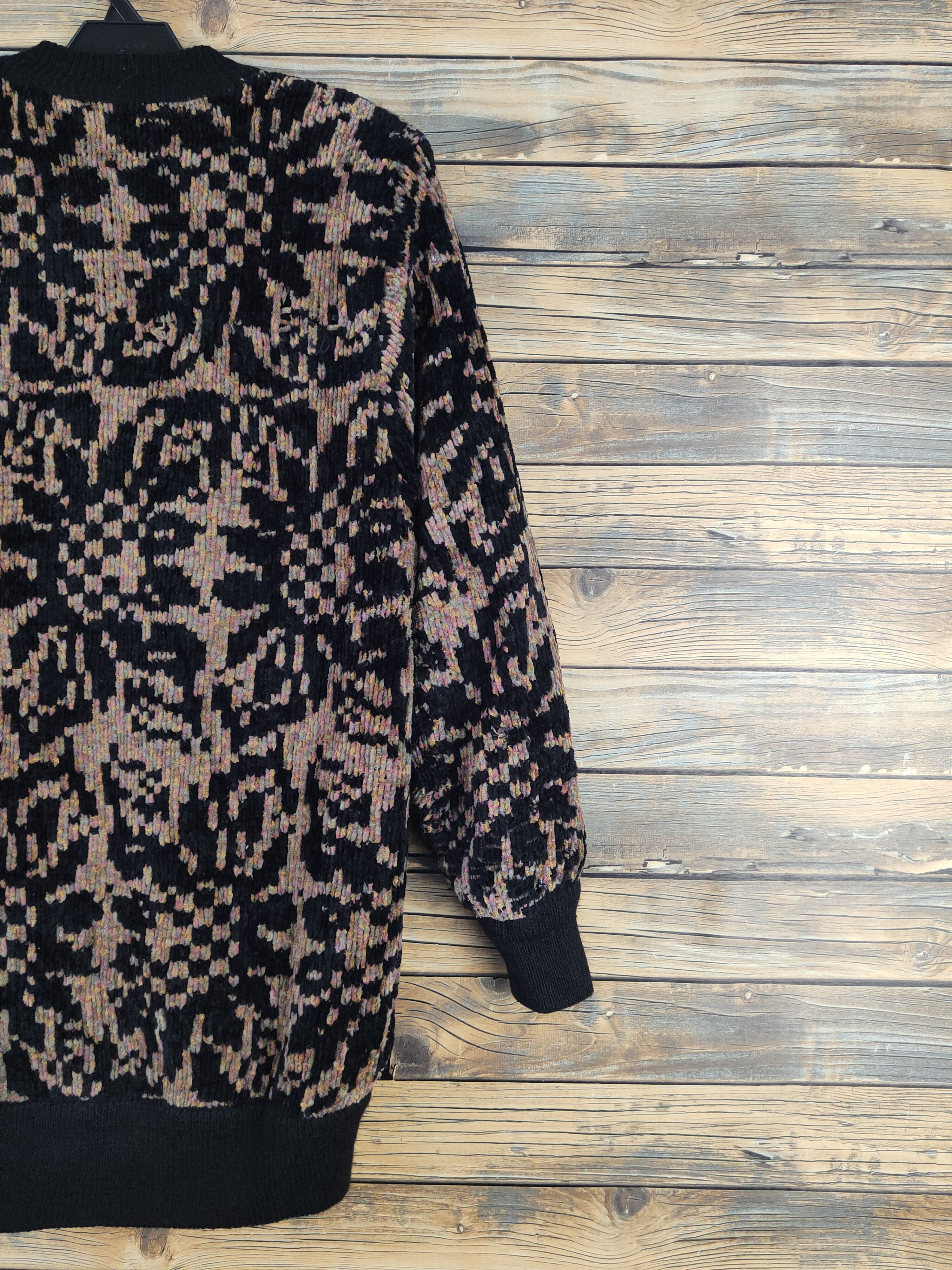 Japanese Brand × Vintage Acceilando Black Brown Knitwear Sweaters #W2165 Size M / US 6-8 / IT 42-44 - 11 Thumbnail