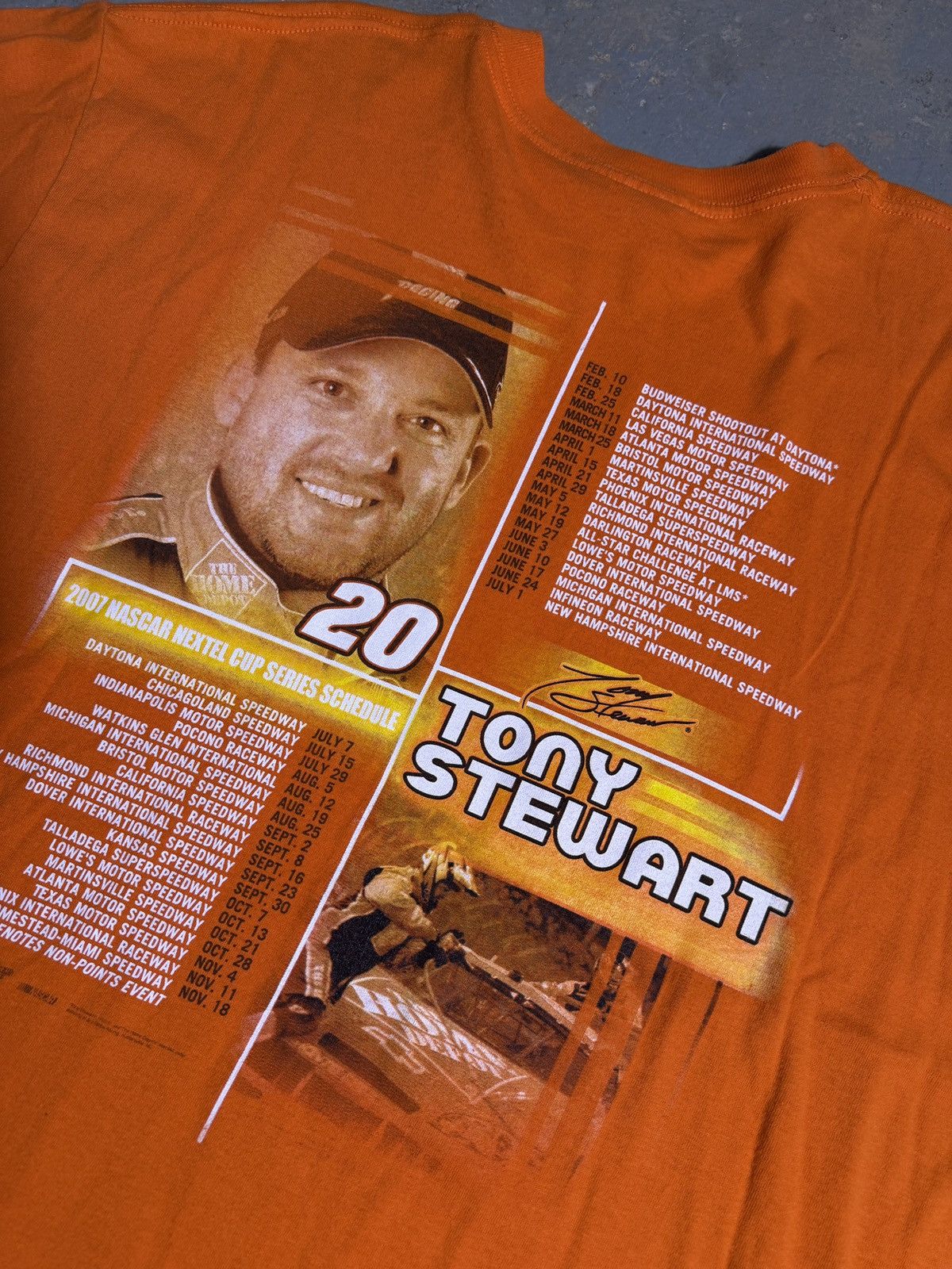 Winners Circle Vintage 2007 Tony Stewart Nascar Tee Size US XXL / EU 58 / 5 - 2 Thumbnail