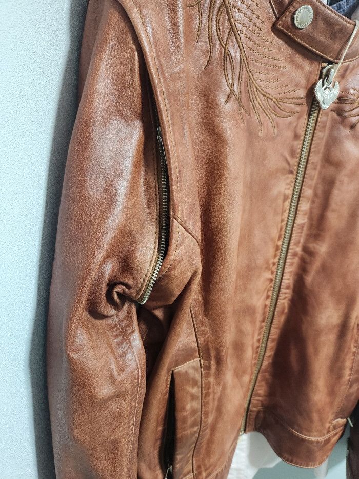 Frankie Morello FRANKIE MORELLO by damir doma brown leather jacket Size US S / EU 44-46 / 1 - 6 Thumbnail