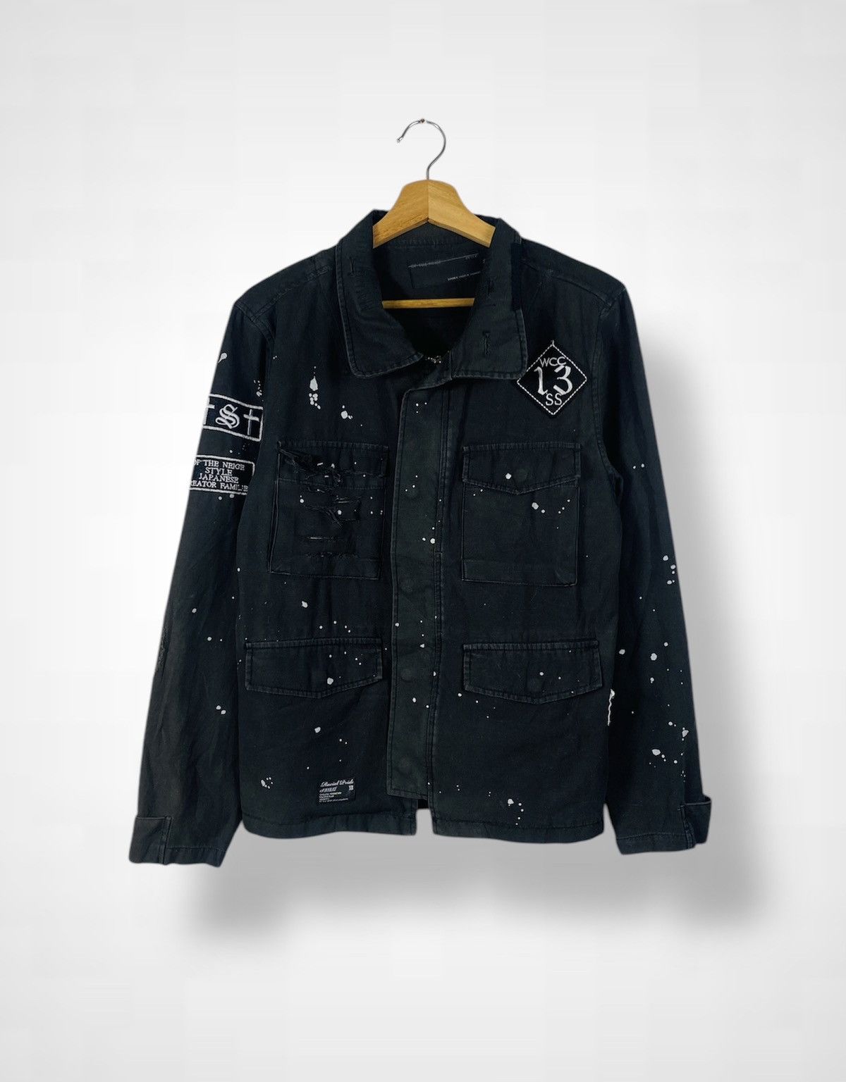 Japanese Brand Of The Neige Style Splash Paint Zipper Punk Jacket Size US S / EU 44-46 / 1 - 2 Thumbnail