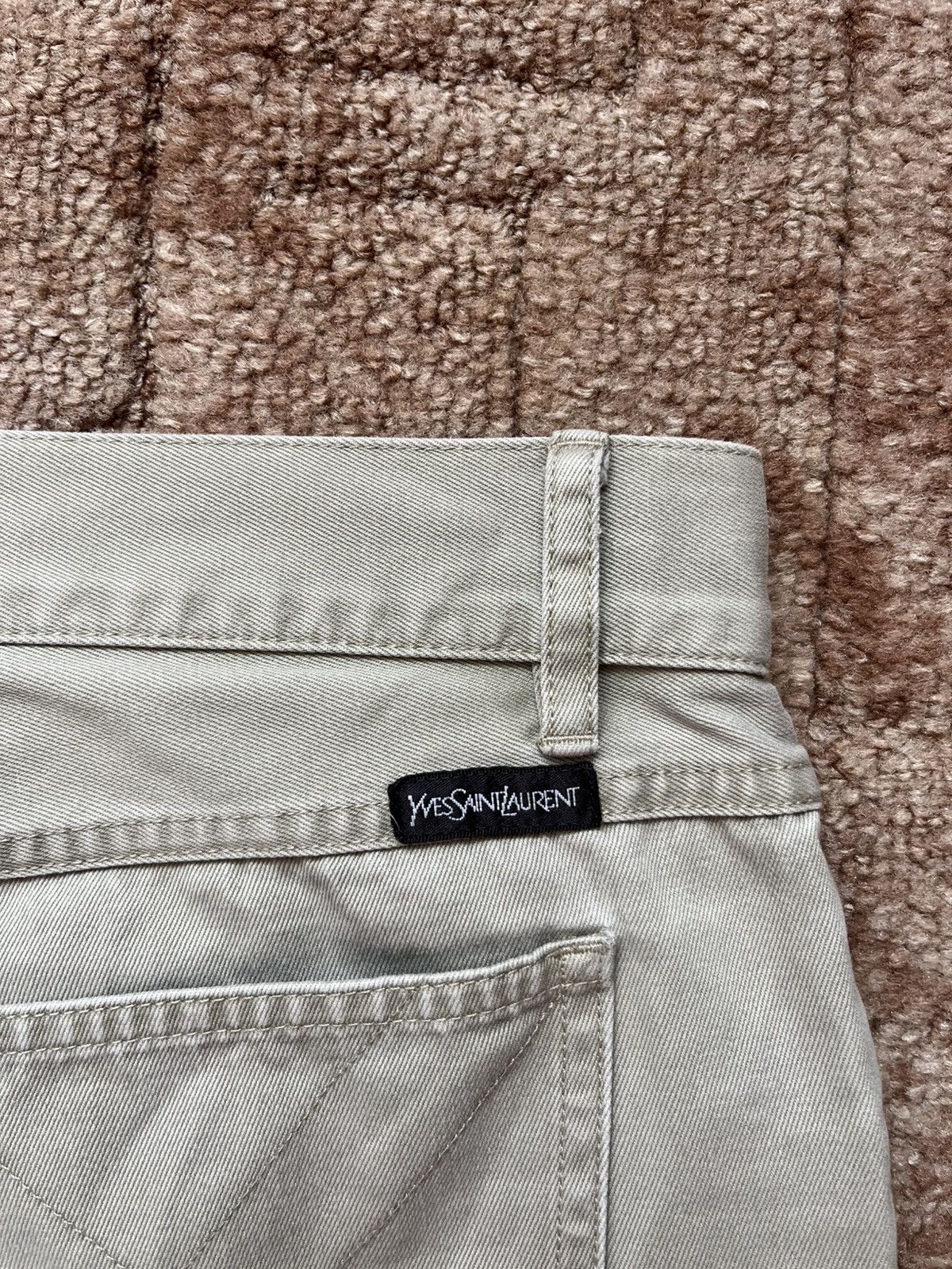 Yves Saint Laurent Vintage Yves Saint Laurent YSL Denim Jeans Big Logo 90's Size US 32 / EU 48 - 3 Thumbnail