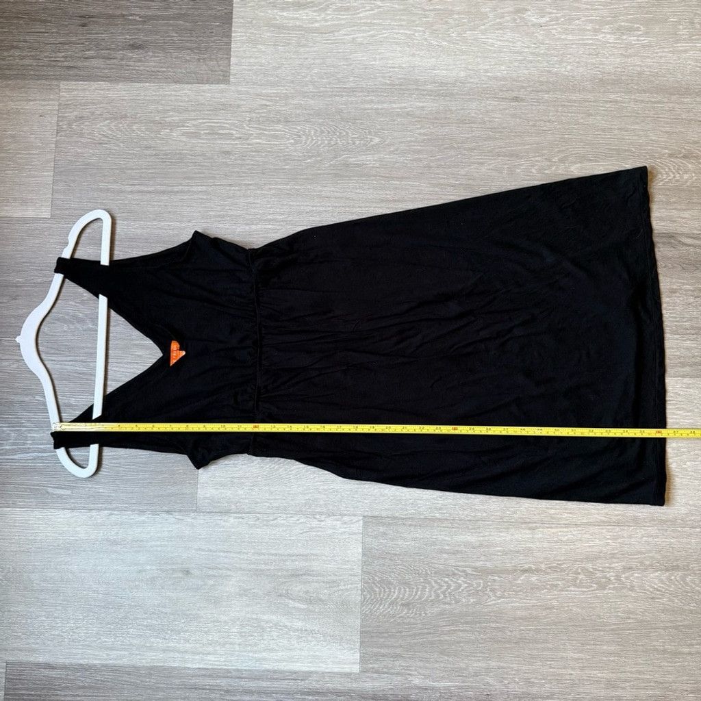 Joe Freshgoods Joe Fresh Black V-Neck Sundress Size M / US 6-8 / IT 42-44 - 4 Thumbnail