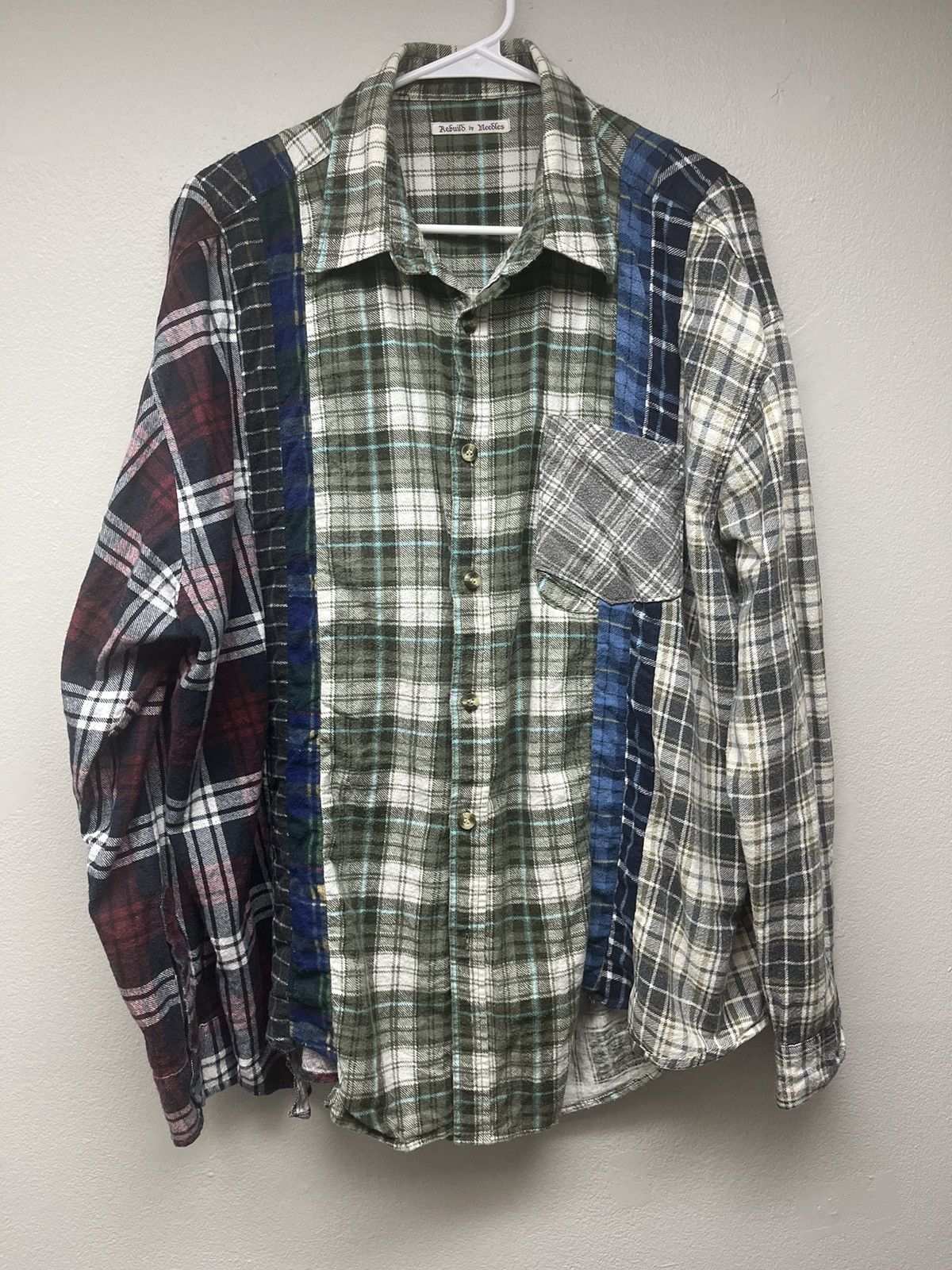 Needles Needles Rebuild 7 Cut Flannel Shirt Size US L / EU 52-54 / 3 - 1 Thumbnail