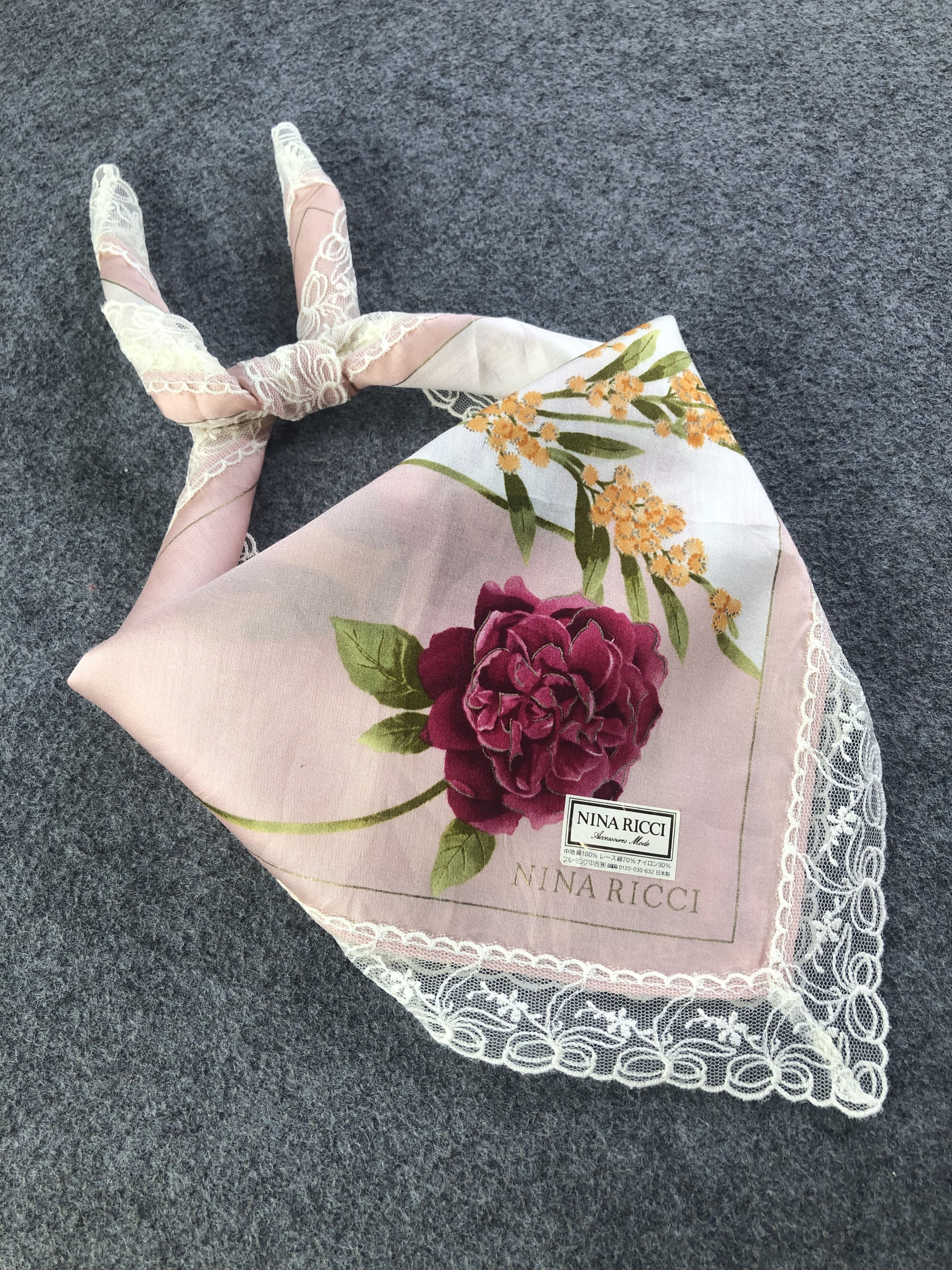 Nina Ricci × Vintage Nina Ricci Handkerchief / Bandana / Neckerchief Size ONE SIZE - 2 Thumbnail