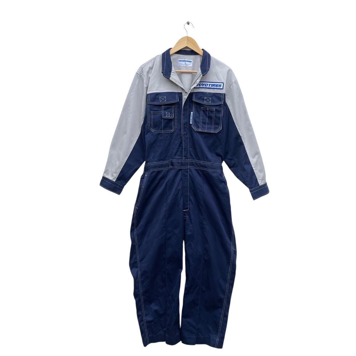 Japanese Brand × Vintage 💥Vintage Toyotires Workwear Coverall Suit Jacket Size US 31 - 1 Thumbnail