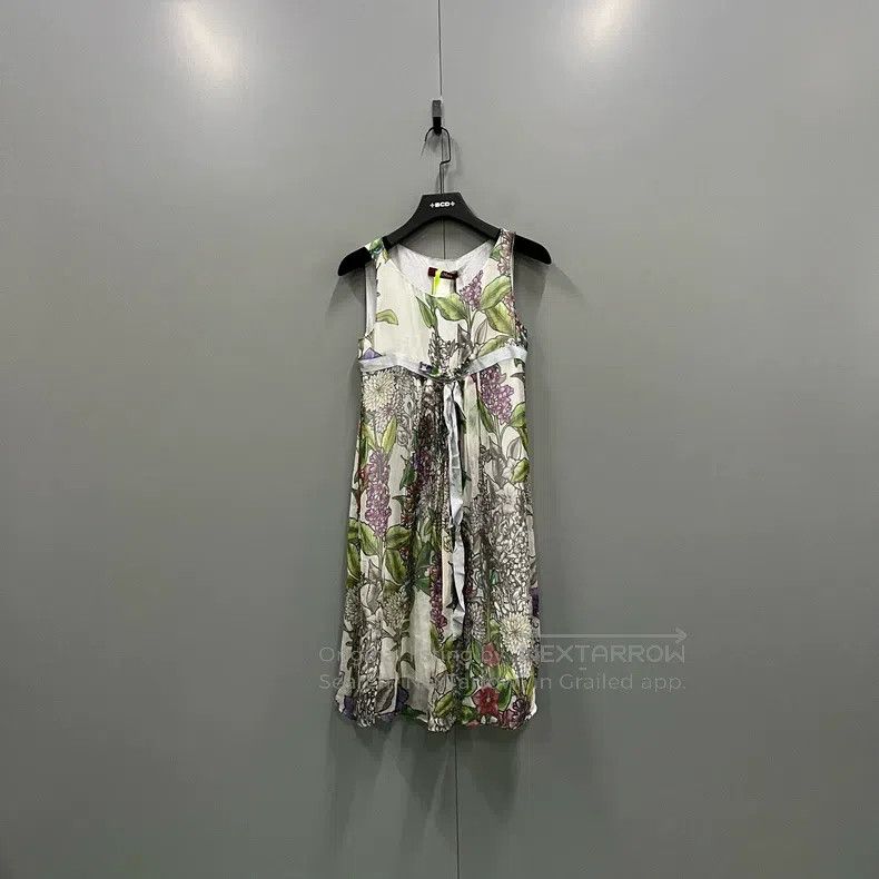 Max Mara Max Mara Floral Printed Sleeveless Dress Size S / US 4 / IT 40 - 1 Thumbnail