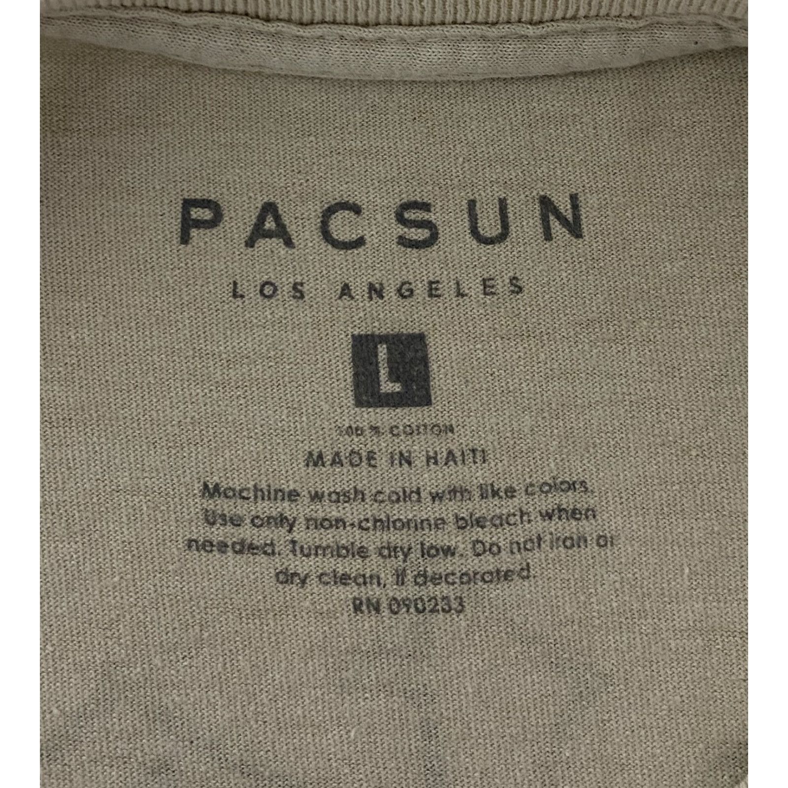 Pacsun PacSun Shirt Mens Large Beige Graphic Tee Forever Young Smiley Butterflies Love Tee Size US L / EU 52-54 / 3 - 8 Thumbnail