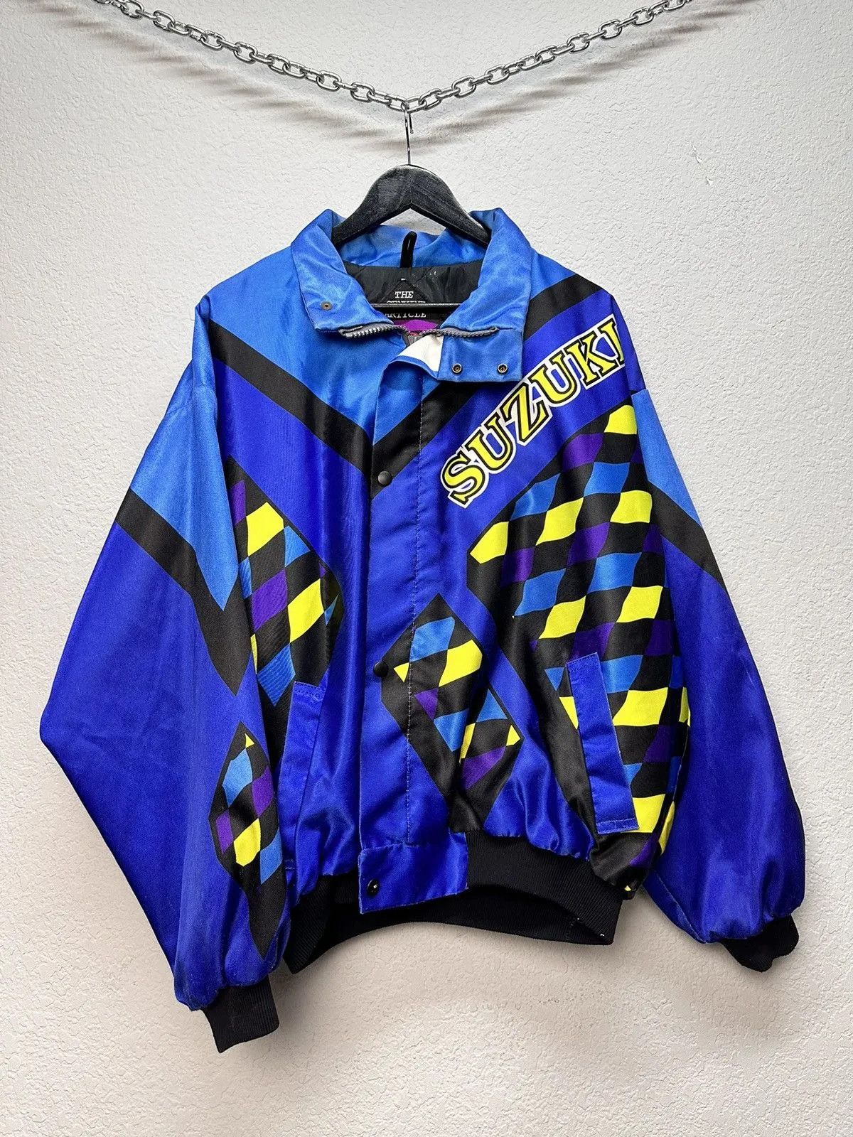 Harley Davidson Racing Jacket Moto Vodafone F1 Nascar Leather Red Bull Lucky Size US XL / EU 56 / 4 - 12 Thumbnail