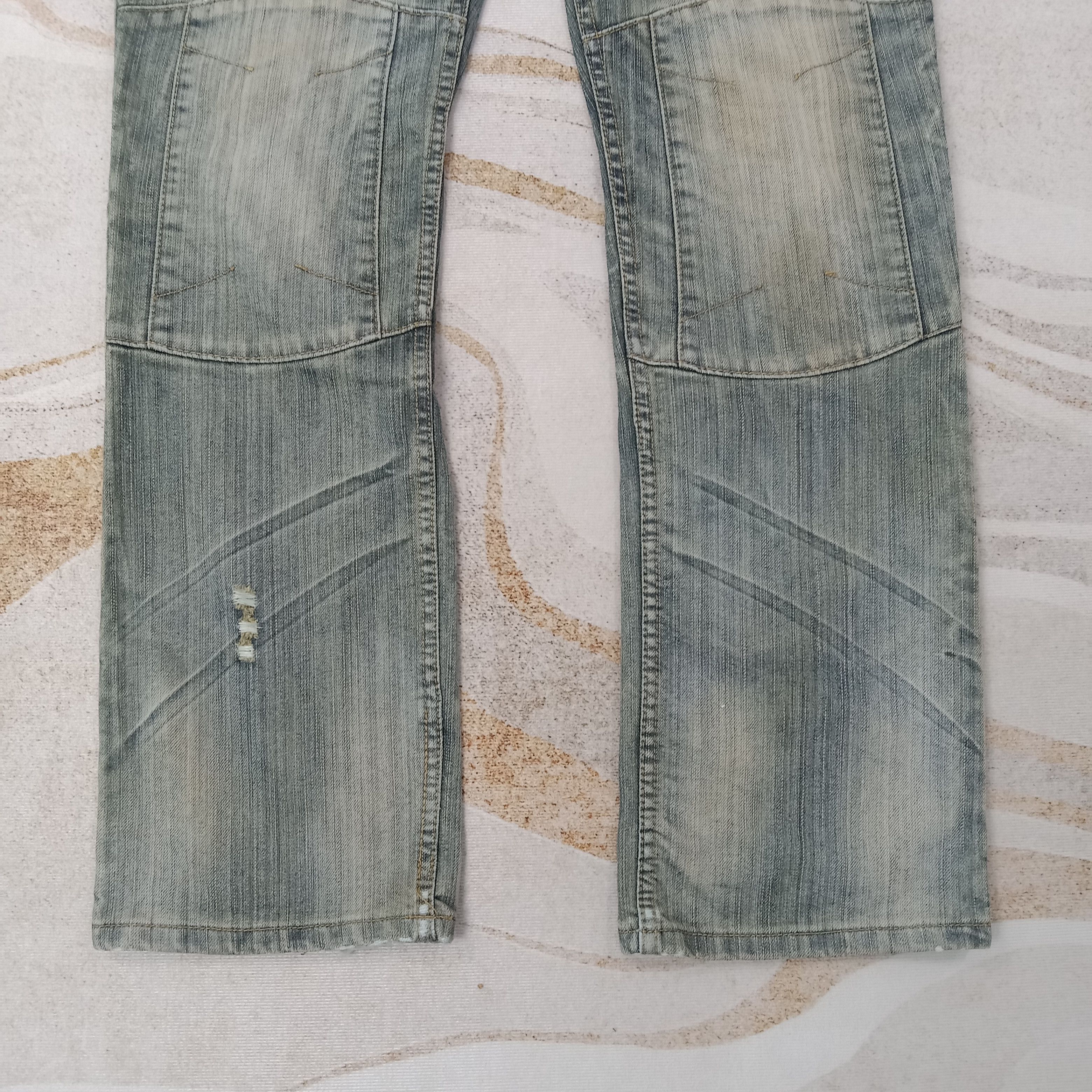 FUSAI F.U.S.AI Focus USA Bikers Double Knee Denim Jeans C258N25 Size US 32 / EU 48 - 9 Thumbnail