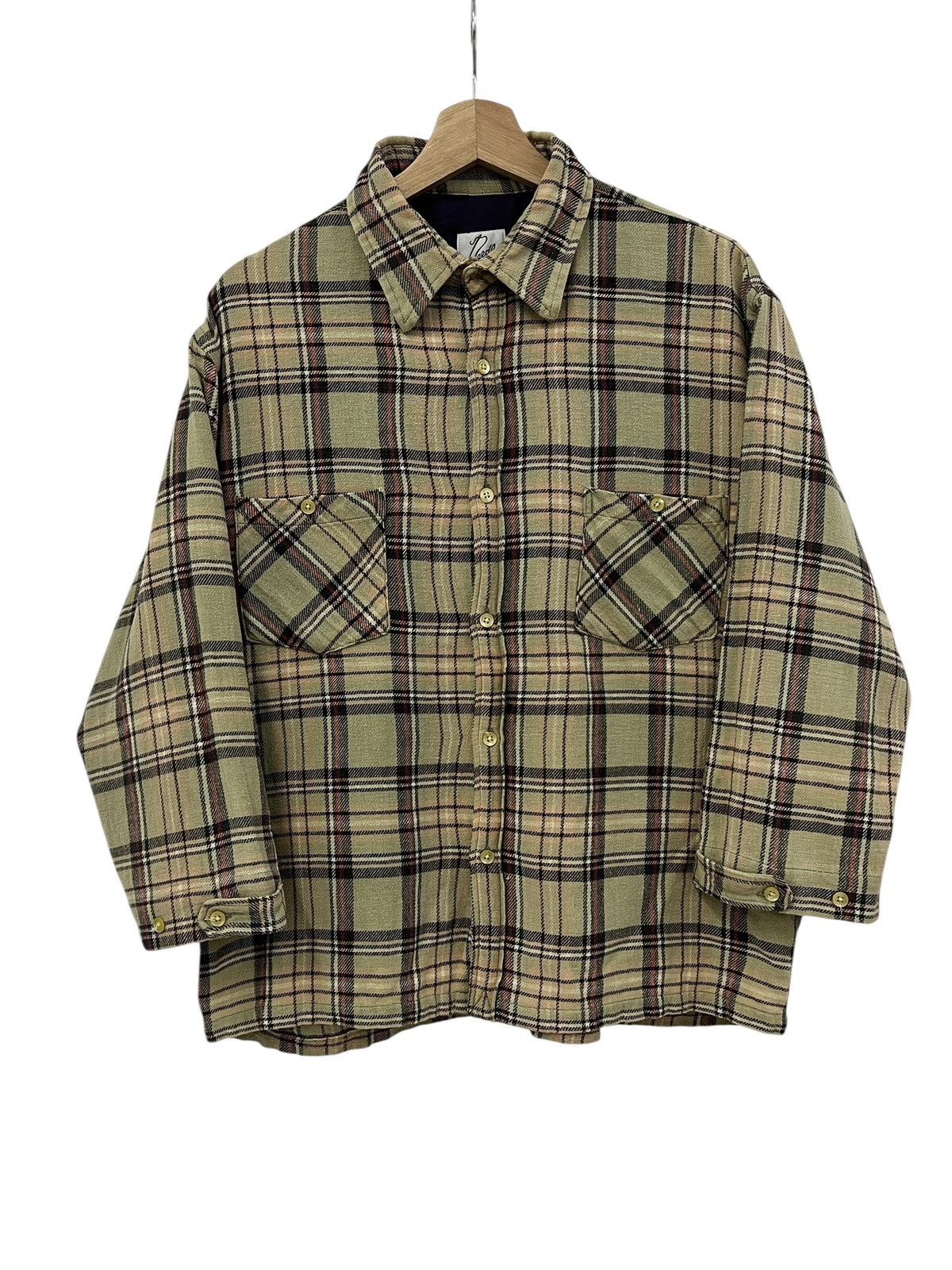 Needles Needles Boxy Cut 3/4 Sleeve Tartan Check Flannel Shirt Size US M / EU 48-50 / 2 - 1 Thumbnail