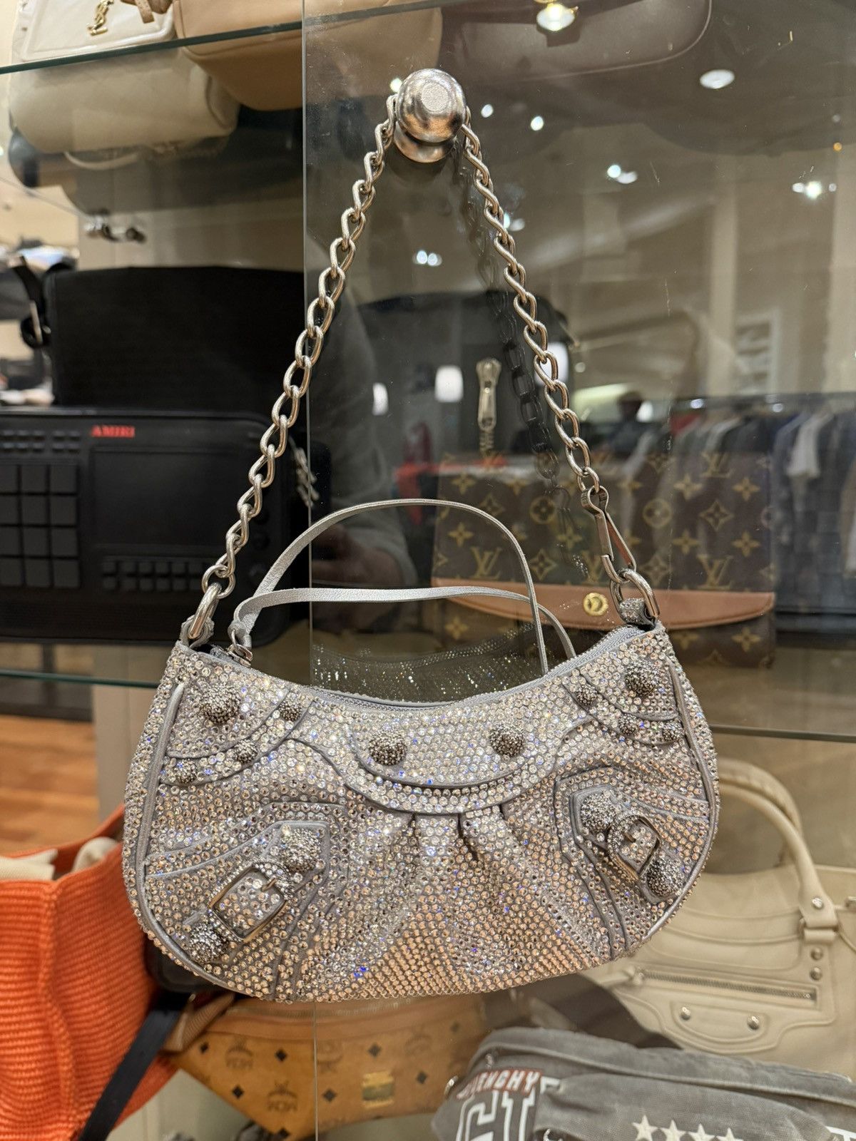 Balenciaga Balenciaga le cagole mini bag with chain giant studs Size ONE SIZE - 1 Thumbnail