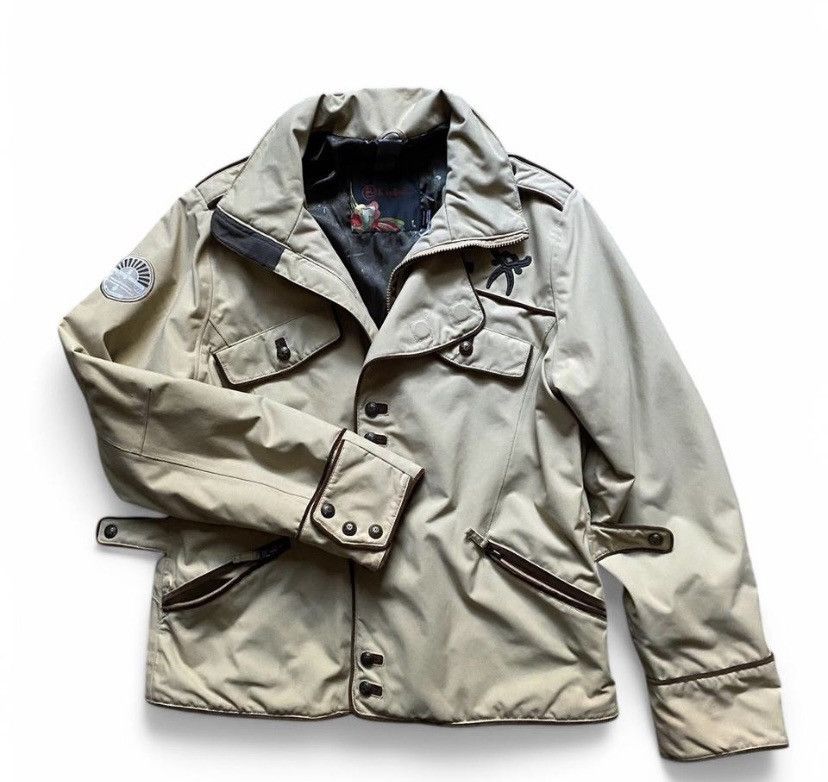 Japanese Brand × Vintage Cream & black vintage bomber jacket Size US L / EU 52-54 / 3 - 2 Thumbnail