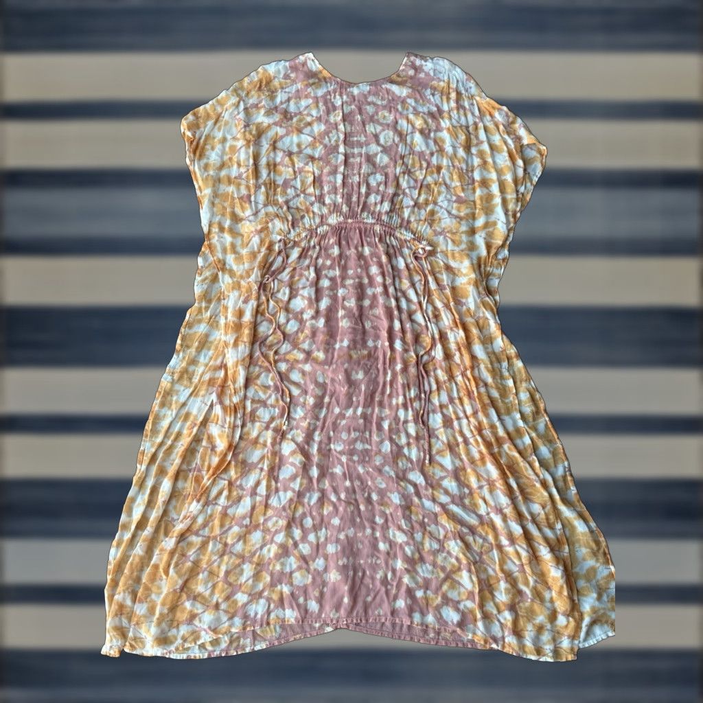 Young Fabulous & Broke Young Fabulous & Broke Dress Womens Large Pink Pastel Tie Dye Peasant Boho Size L / US 10 / IT 46 - 1 Thumbnail