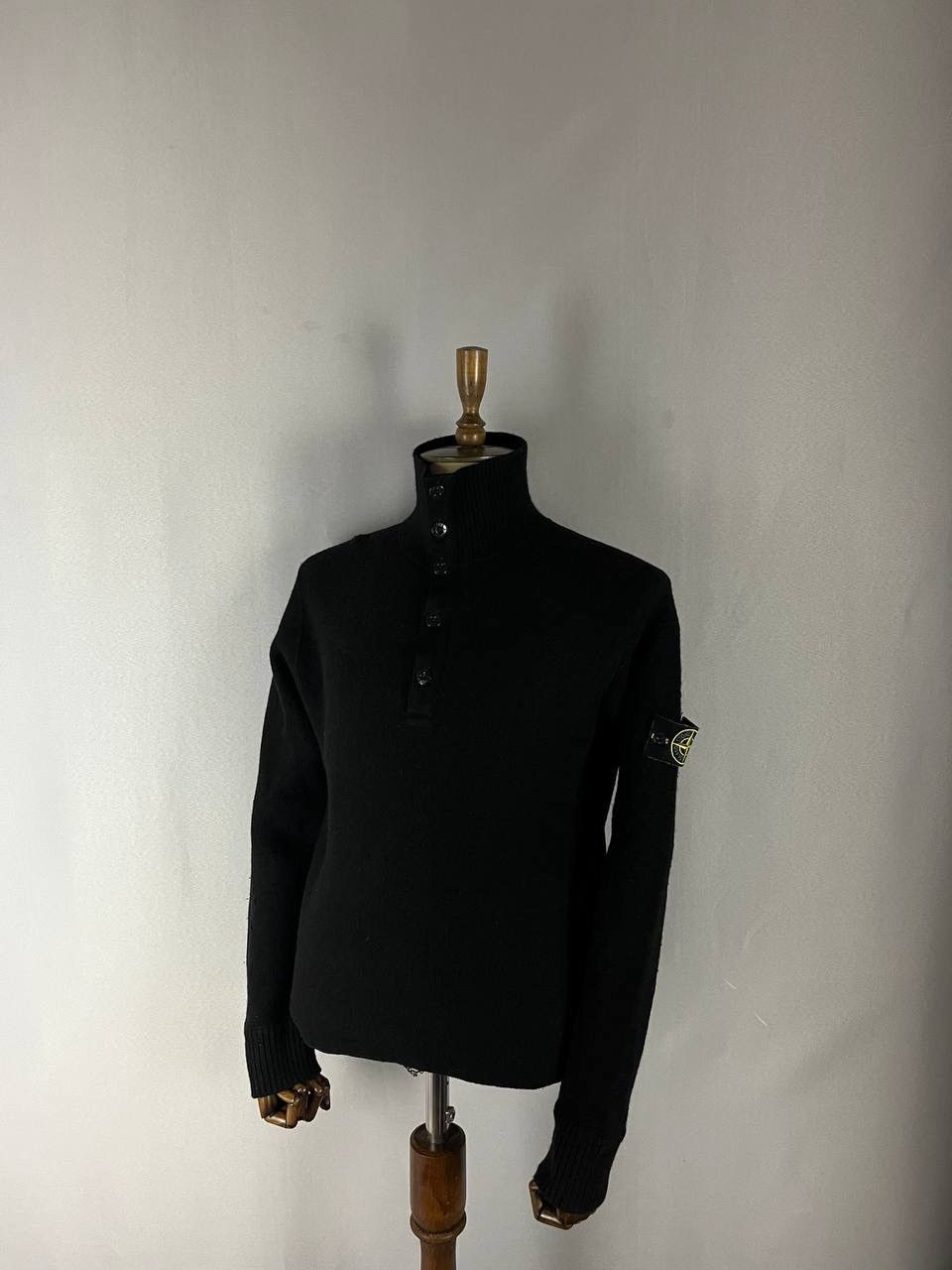 Stone Island Stone Island Sweater Black Wool Size US M / EU 48-50 / 2 - 1 Thumbnail
