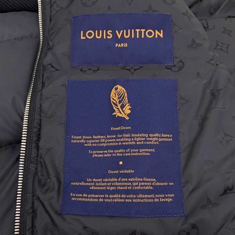 Louis Vuitton Louis Vuitton Black Wool ZipUp Long Sleeve Jacket-2506 Size US S / EU 44-46 / 1 - 5 Thumbnail