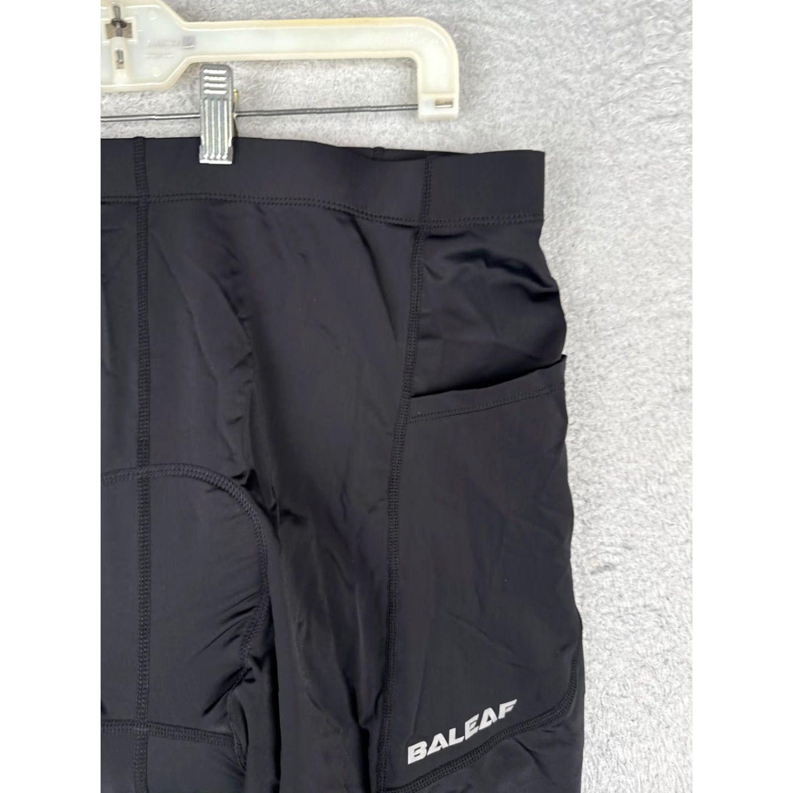 Vintage Baleaf Cycling Shorts Mens 3XL Black Padded Pockets Compression Bike Spandex Size US 39 - 5 Thumbnail