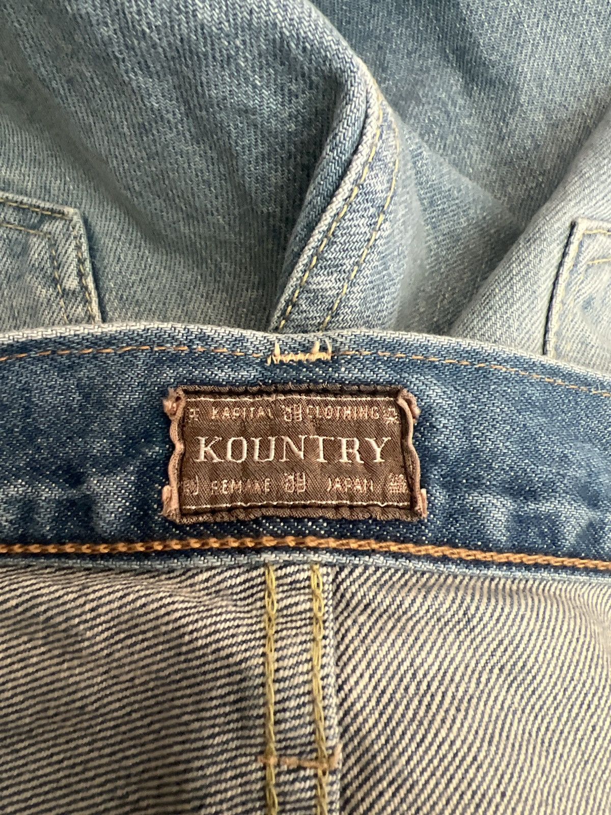 Kapital Kapital Bones Denim Shorts Indigo Size US 36 / EU 52 - 10 Thumbnail