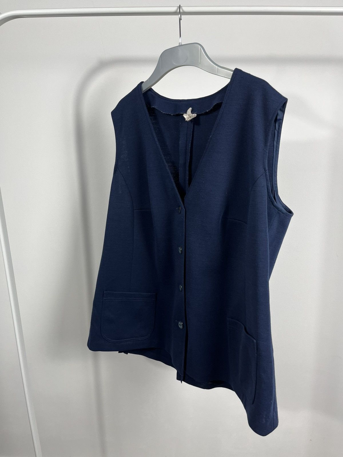 Vintage 70s 80s FINAL Swiss Made Navy Vest Vintage 70% Dacron size50 Size US M / EU 48-50 / 2 - 8 Thumbnail