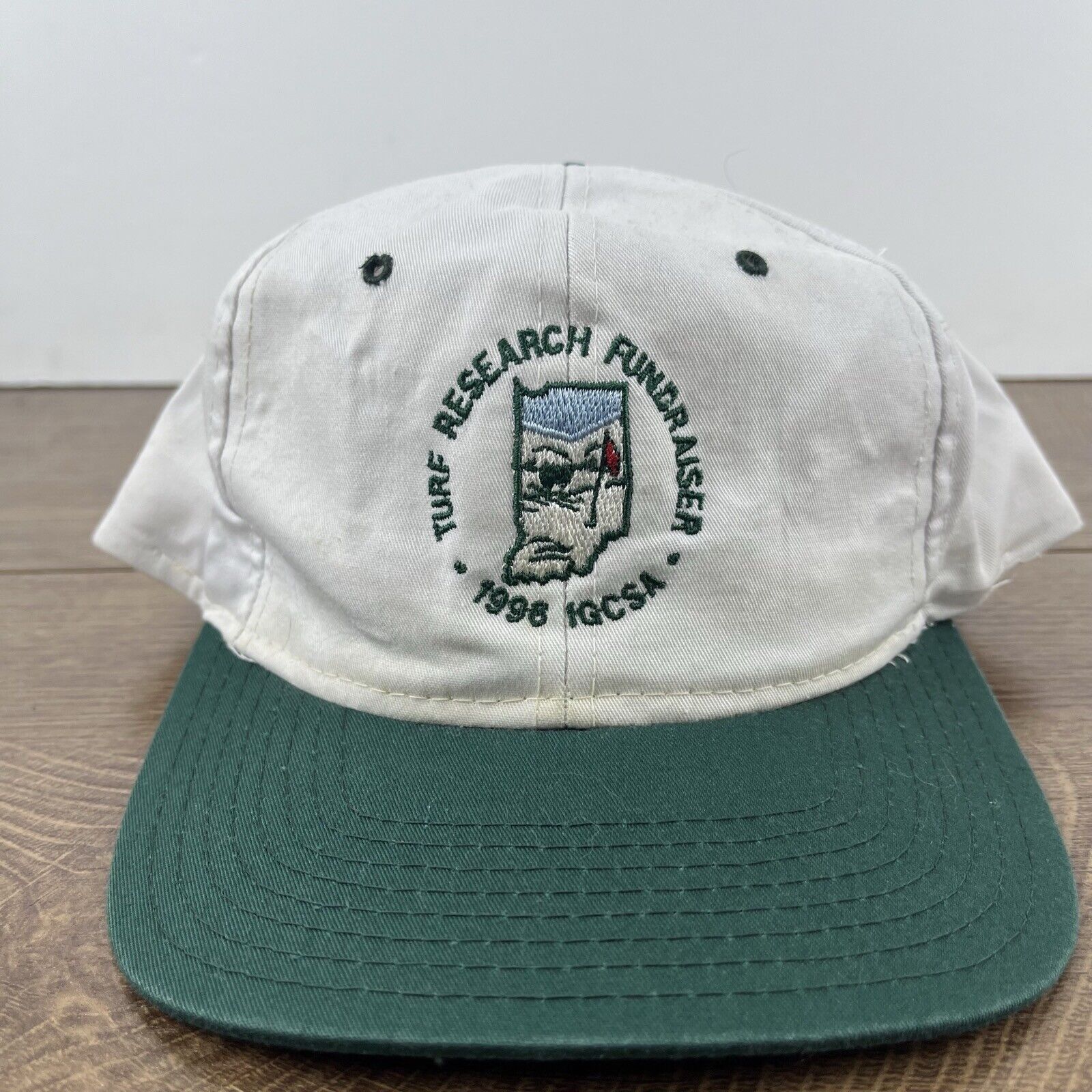 Other Turf Research Fundraiser Hat IGCSA White Adjustable Hat Whit Size ONE SIZE - 4 Thumbnail
