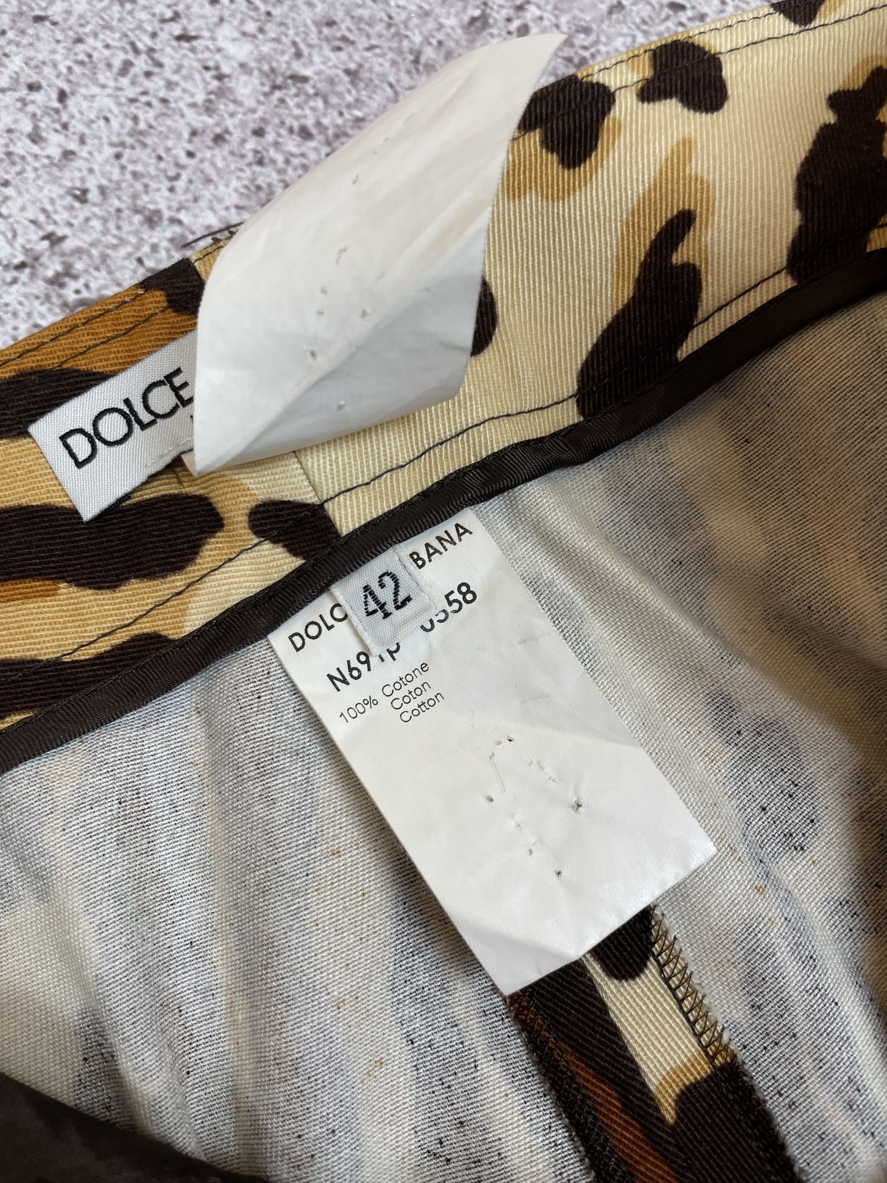 Dolce & Gabbana Dolce & Gabbana Leopard Animal Print Pants woman 's Size 28" / US 6 / IT 42 - 7 Thumbnail