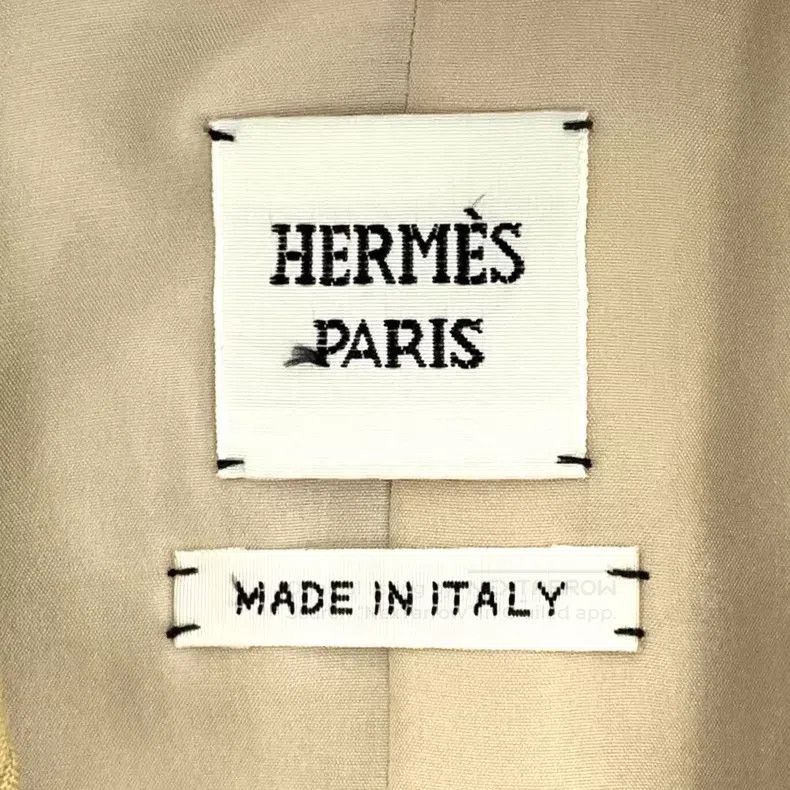 Hermes Hermes Yellow wool lapel sleeveless vest Size XS / US 0-2 / IT 36-38 - 5 Thumbnail