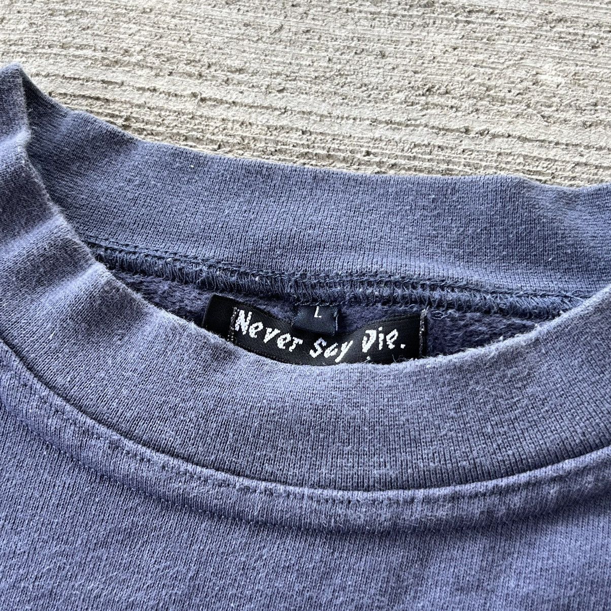 Band Tees Never Say Die Vintage Big Logo Sweater Sweatshirt Longsleeve Size US L / EU 52-54 / 3 - 5 Thumbnail