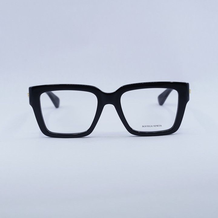 Bottega Veneta Bottega Veneta BV1153O 005 Eyeglasses Black 51mm Square Size ONE SIZE - 2 Thumbnail