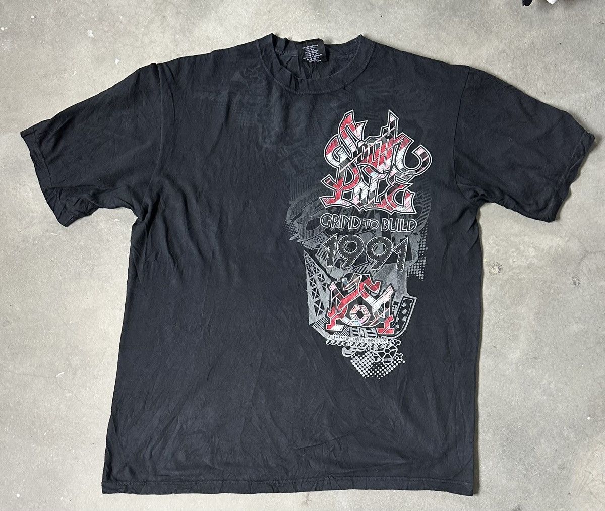 Southpole VINTAGE SOUTH POLE GRIND TO BUILD TEE Size US XXL / EU 58 / 5 - 1 Thumbnail