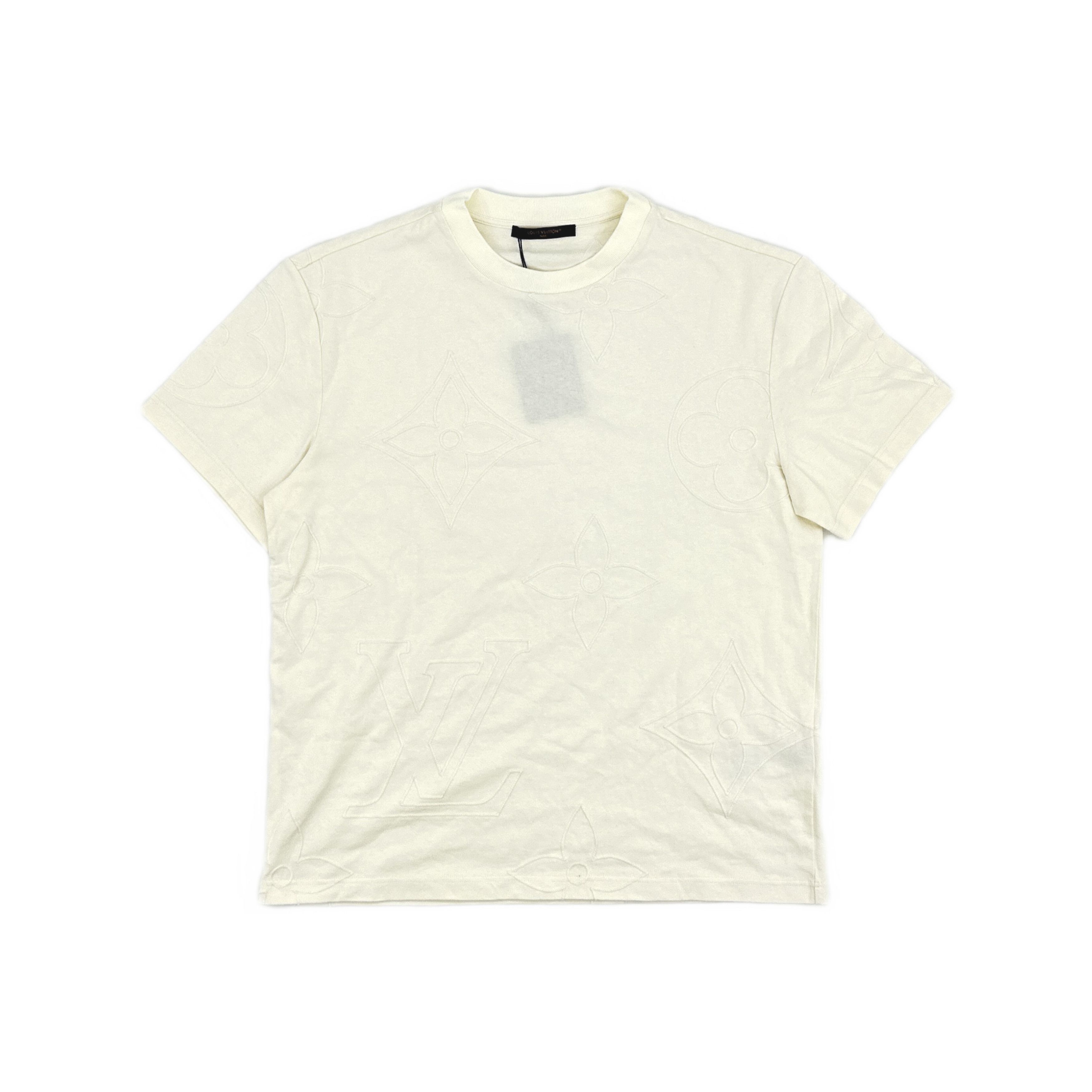 Louis Vuitton Louis Vuitton Monogram Embroidered T-Shirt XL Size US XL / EU 56 / 4 - 1 Thumbnail