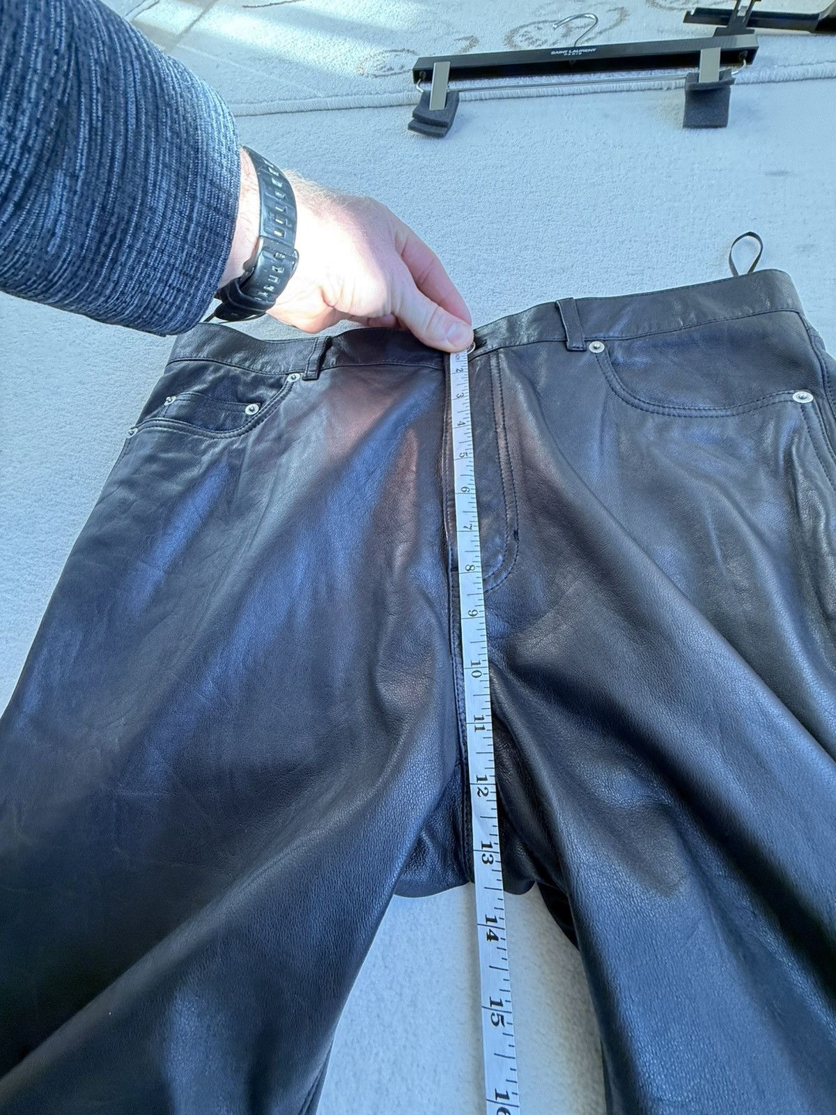 Saint Laurent Paris $3290 SS20 Saint Laurent leather pants jeans 52 Grail Size US 36 / EU 52 - 11 Thumbnail