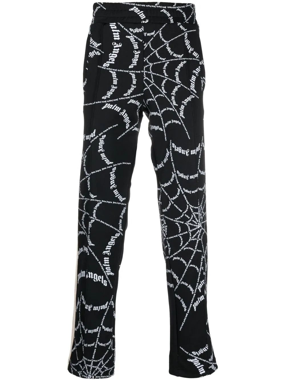Palm Angels o1y0325 Logo Jogger & Sweatpant in Black/White Size US 34 / EU 50 - 1 Thumbnail